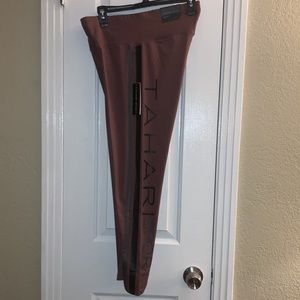 Tahari Sport Women’s Mauve Yoga Pants Sz L NWT